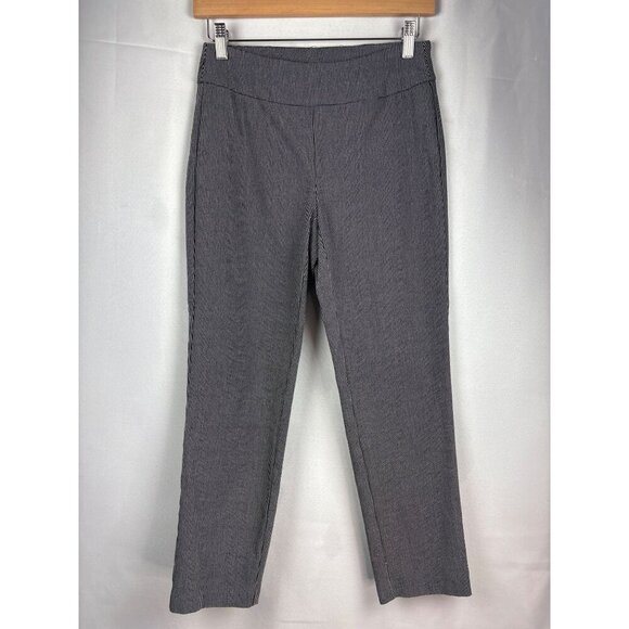 Tribal Womens Pinstriped Ankle Pants Size 4 Canada Rayon/Polyester/Nylon/Elastan - Picture 1 of 5
